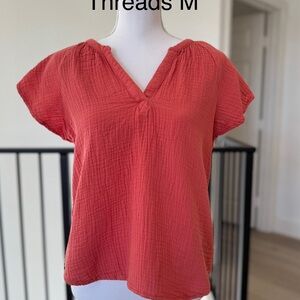 Universal Thread Women's Red Blouse